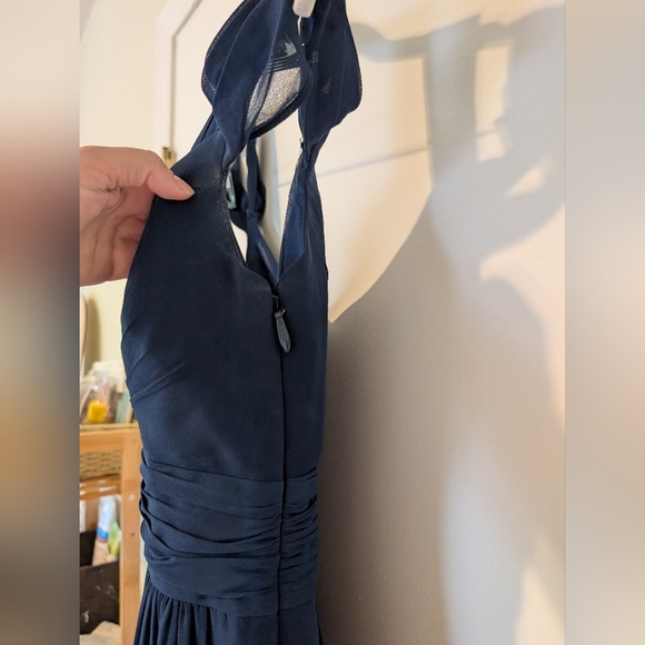 Lulu's Navy Blue Maxi Dress - Picture 4 of 7